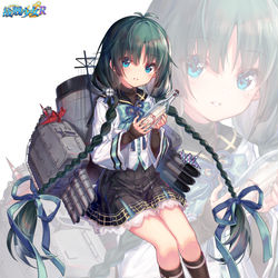 This is a pixiv picture whose title is 【仕事絵】駆逐艦　野分.