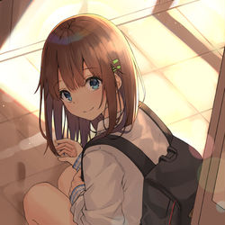 This is a pixiv picture whose title is やっと来た.