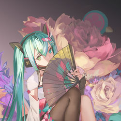 This is a pixiv picture whose title is 2020魔法未来.