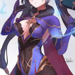 This is a pixiv picture whose title is Mona.