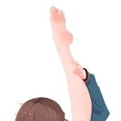 This is a pixiv picture whose title is 鈴羽ちゃん「戦士だからこれぐらい当然だよ(ﾄﾞﾔｯ)」.