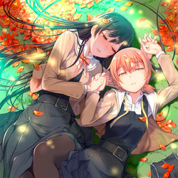 This is a pixiv picture whose title is 秋に咲く白百合.