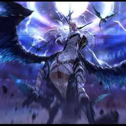 This is a pixiv picture whose title is -星は空高く-.