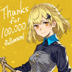 This is a pixiv picture whose title is １０万人記念イラスト.