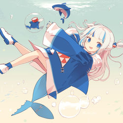 This is a pixiv picture whose title is 🦈.