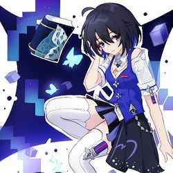 This is a pixiv picture whose title is 【长图生贺】希儿生日快乐！.
