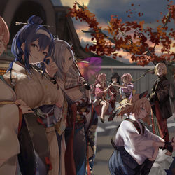 This is a pixiv picture whose title is 秋.