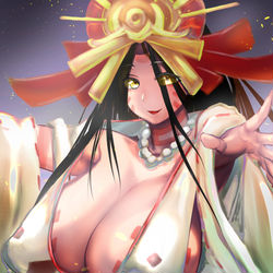 This is a pixiv picture whose title is 卑弥呼描きました.