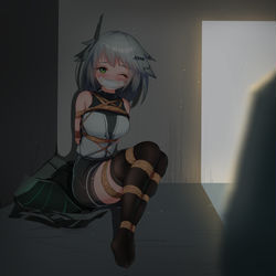 This is a pixiv picture whose title is 10-1明日方舟灰喉.