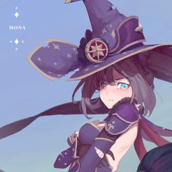This is a pixiv picture whose title is Mona.