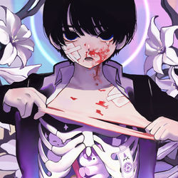 This is a pixiv picture whose title is 秘め事.