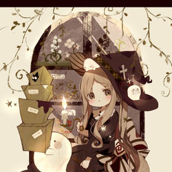 This is a pixiv picture whose title is 🎃.