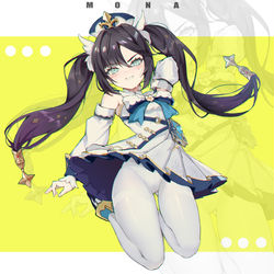 This is a pixiv picture whose title is mona.