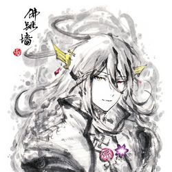 This is a pixiv picture whose title is 【極道畫師】佛跳牆.