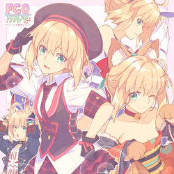 This is a pixiv picture whose title is FGOWのセイバー.