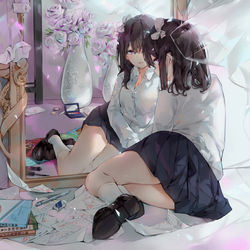 This is a pixiv picture whose title is 『玩心』.