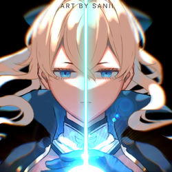 This is a pixiv picture whose title is Dandelion Knight.