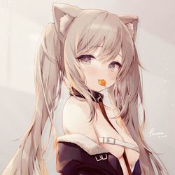 This is a pixiv picture whose title is 飼.
