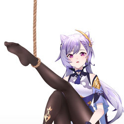 This is a pixiv picture whose title is Genshin原神刻晴.