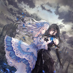 This is a pixiv picture whose title is 闇が晴れてゆく.