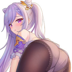 This is a pixiv picture whose title is 刻晴さん.