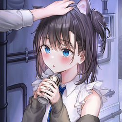 This is a pixiv picture whose title is 「ありがとう」.