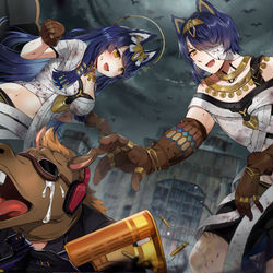 This is a pixiv picture whose title is 「荒野行動」ハロウィンイラスト.