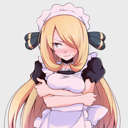 This is a pixiv picture whose title is メイドシロナさん.