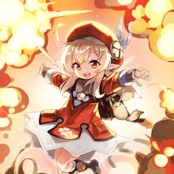 This is a pixiv picture whose title is [原神] クレー ピックアップガチャ.