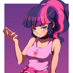 This is a pixiv picture whose title is Gyaru Sci-Twi.