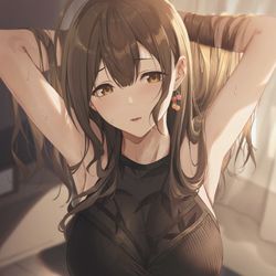 This is a pixiv picture whose title is 桑山千雪.