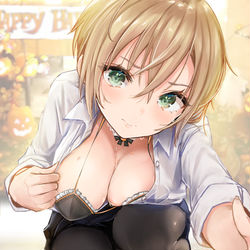 This is a pixiv picture whose title is 「ほら…ちゃんと言われたとおり着てきてるから…」.