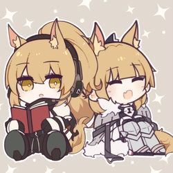 This is a pixiv picture whose title is 二アール姉妹.