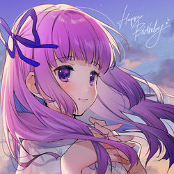 This is a pixiv picture whose title is 氷上スミレちゃん生誕.