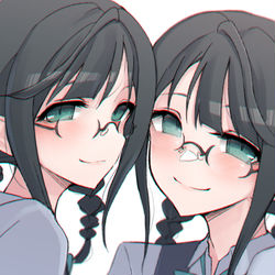 This is a pixiv picture whose title is ふたご.