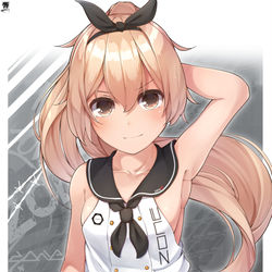 This is a pixiv picture whose title is 島風　PROSTREET ver..
