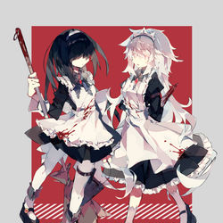 This is a pixiv picture whose title is 冥土同盟.