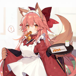 This is a pixiv picture whose title is 和メイドキャット.