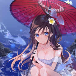 This is a pixiv picture whose title is 冷たい夏夜.