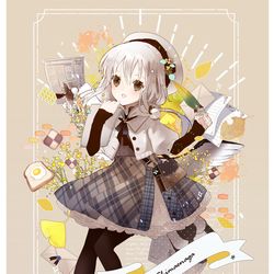 This is a pixiv picture whose title is 秋のシマエナガちゃん.