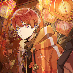 This is a pixiv picture whose title is 鬼灯の店.