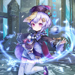 This is a pixiv picture whose title is 七七.