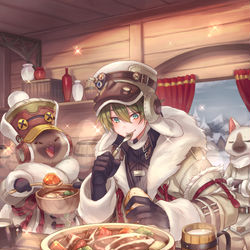 This is a pixiv picture whose title is モンハンごはん.