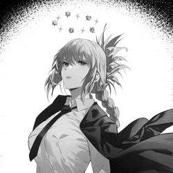 This is a pixiv picture whose title is 淸潔の悪魔.