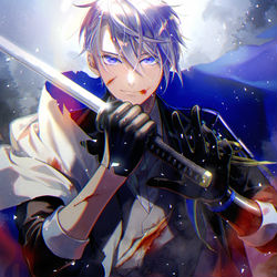 This is a pixiv picture whose title is 長義.