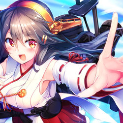 This is a pixiv picture whose title is 榛名ちゃんまとめ(8〜10月)+おまけ.