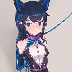 This is a pixiv picture whose title is 小芦睦海拘束ニップルクリップ.