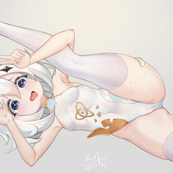 This is a pixiv picture whose title is 派蒙杯.