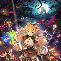 This is a pixiv picture whose title is 【ロマンシング サガ リ・ユニバース】キャット.