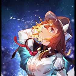 This is a pixiv picture whose title is 宇佐見蓮子.
